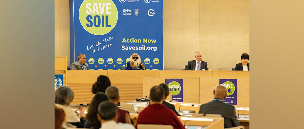 Discourse with Sadhguruji at UNOG on #SaveSoil